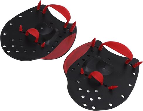 Swimming Hand Pads, Comfortable Anti Silicone Pierced Holes Polypropylene Adjustable Manual Palette with Training Mesh Bag in Saudi Arabia