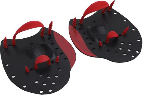 Swimming Hand Pads, Comfortable Anti Silicone Pierced Holes Polypropylene Adjustable Manual Palette with Training Mesh Bag in Saudi Arabia