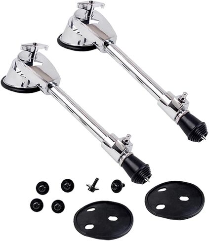 Yardwe 2-Pack Stainless Steel Drum Leg Spurs for Bass Drums Skid-Resistant Support Legs Replacement Parts for Percussion Instruments in Saudi Arabia