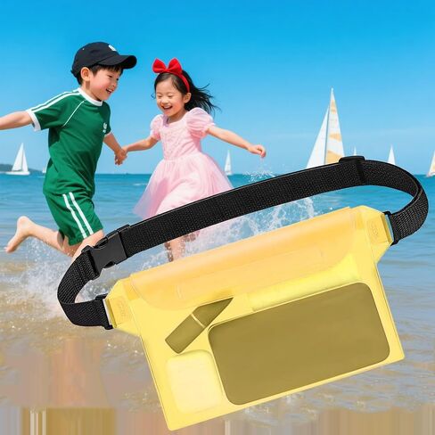 Waterproof Bag for Beach, Sandproof Fanny Pack for Women, Floating Dry Pouch for Phone Passport, Travel Waist Bag for Boating Cruise Water Park Kayaking Hiking Surfing in Saudi Arabia