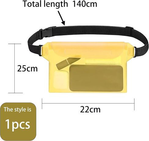 Waterproof Bag for Beach, Sandproof Fanny Pack for Women, Floating Dry Pouch for Phone Passport, Travel Waist Bag for Boating Cruise Water Park Kayaking Hiking Surfing in Saudi Arabia