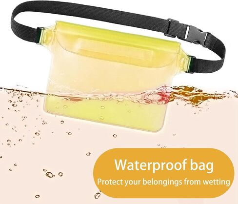 Waterproof Bag for Beach, Sandproof Fanny Pack for Women, Floating Dry Pouch for Phone Passport, Travel Waist Bag for Boating Cruise Water Park Kayaking Hiking Surfing in Saudi Arabia