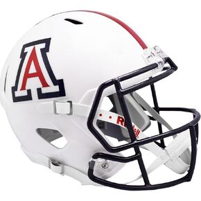 Arizona Wildcats Gloss White Riddell Speed Replica Full Size Football Helmet - New in Riddell Box in Kuwait