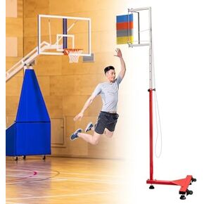 Vertical Jump Tester Equipment,Vertical Jump TesterProfessional Vertical Jump Tester, Jump Measurement Test Stick Pole Tool,Metal Vertical Jump Tester with Wheels,Ba in Saudi Arabia