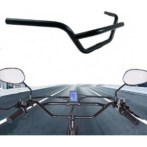 Cruiser Handlebar Handlebar Bicycle Parts 25mm Universal Fits Bikes Bar for E Tricycle, Cruiser, MTB Mountain Bike Black in Saudi Arabia