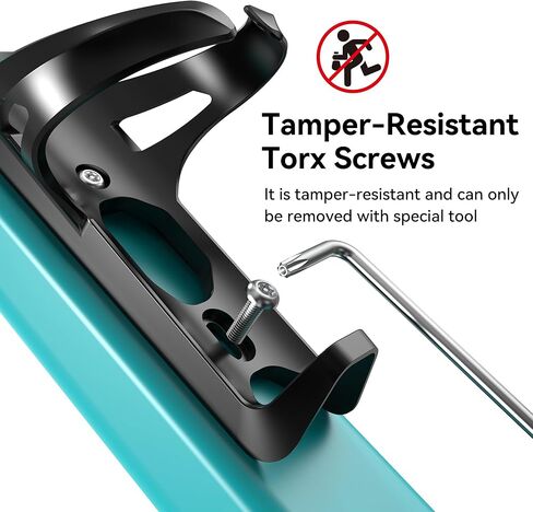 DDJ Waterproof for Samsung Smart Tag 2 & Moto Tag & AirTag Bike Bottle Holder Mount with Reflector, Anti-Theft Bike GPS Tracker Mount, Universal Drink Cup Bicycle Cage, for Electric/Mountain Bikes in Kuwait