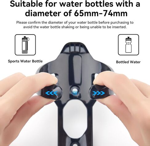 DDJ Waterproof for Samsung Smart Tag 2 & Moto Tag & AirTag Bike Bottle Holder Mount with Reflector, Anti-Theft Bike GPS Tracker Mount, Universal Drink Cup Bicycle Cage, for Electric/Mountain Bikes in Kuwait