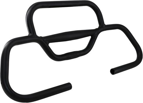 OOAFOAF Bike Butterfly Handlebar Touring Bike MTB 31.8/25.4mm Curved Handlebar Aluminum Adjustable Long Distance Rest 600mm Length, Black in Saudi Arabia