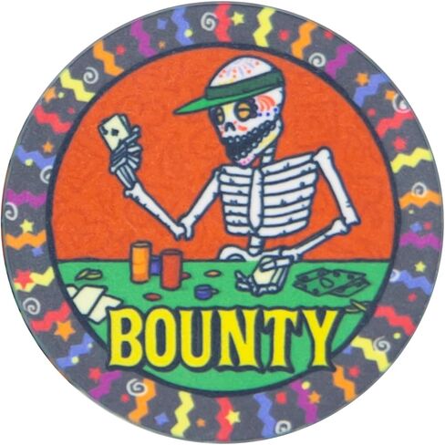 43MM Dia De Los Muertos Bounty Poker Chips (Pack of 10) in Saudi Arabia