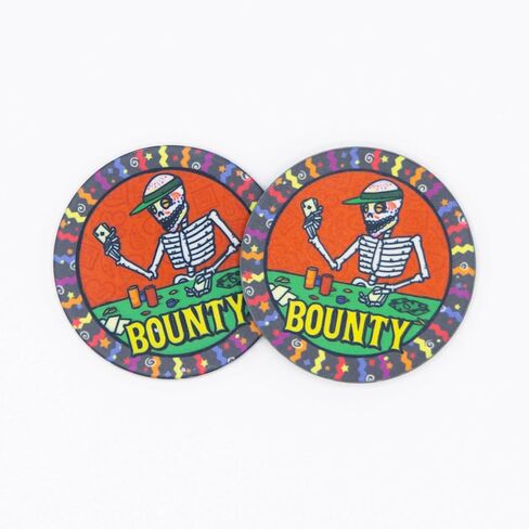43MM Dia De Los Muertos Bounty Poker Chips (Pack of 10) in Saudi Arabia