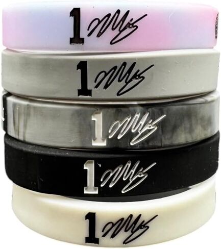 Victor Wembanyama Wristband Set – 5-Pack Silicone Basketball Bracelets – Wemby #1 Fan Gear – Defensive Length & Rookie Energy Sports Accessory in Saudi Arabia