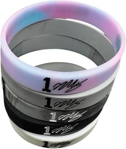 Victor Wembanyama Wristband Set – 5-Pack Silicone Basketball Bracelets – Wemby #1 Fan Gear – Defensive Length & Rookie Energy Sports Accessory in Saudi Arabia