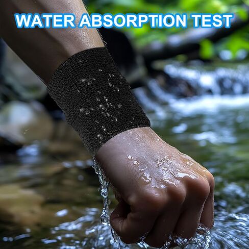 MECCANIXITY Wrist Sweatbands Sports Wrist Bands Sweat for Men & Women Athletic Absorbent for Basketball Football Tennis Soccer in Saudi Arabia