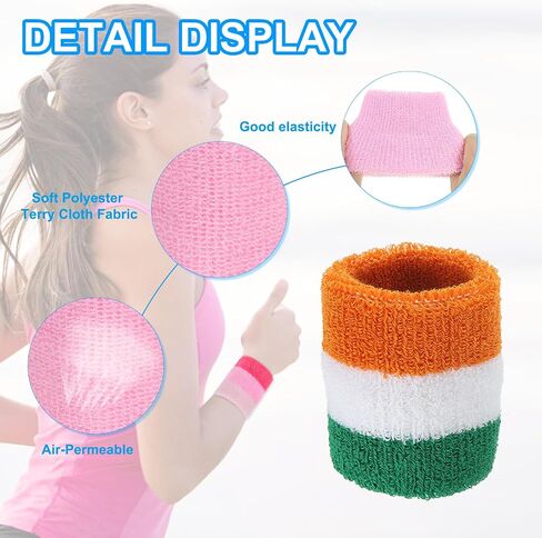 MECCANIXITY Wrist Sweatbands Sports Wrist Bands Sweat for Men & Women Athletic Absorbent for Basketball Football Tennis Soccer in Saudi Arabia