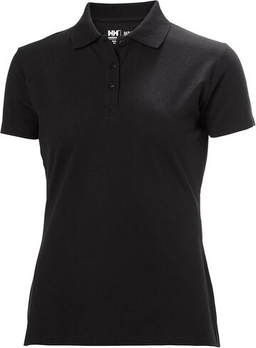 قميص Helly-Hansen Classic 2.0 Polo للسيدات - بولو رياضي مع فتحة أمامية بأزرار، وياقة مضلعة وأساور أكمام in Saudi Arabia