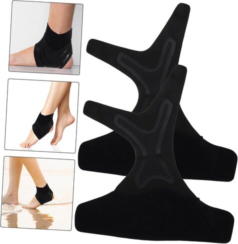NOLITOY 2Pcs Breathable Ankle Support Guards Adjustable Compression Ankle Braces for Sprained Protection Sports Fitness Use Suitable for Running and Workout in Saudi Arabia