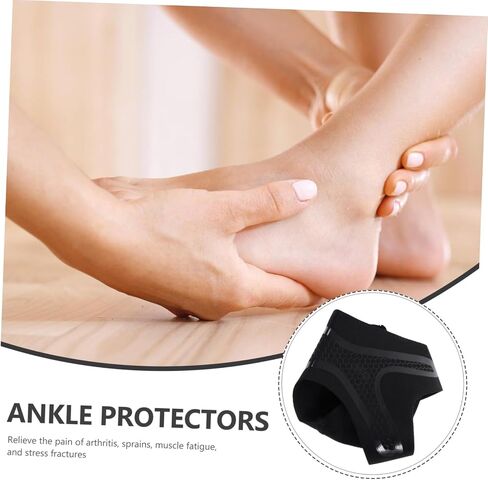 NOLITOY 2Pcs Breathable Ankle Support Guards Adjustable Compression Ankle Braces for Sprained Protection Sports Fitness Use Suitable for Running and Workout in Saudi Arabia