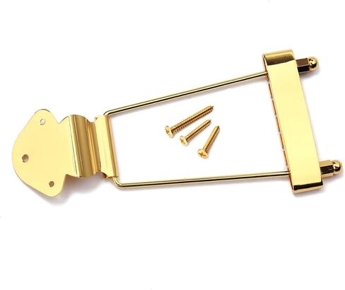 SUPVOX String Guitar Bridge Gold Tailpiece Pins Jazz Archtop Tailpiece Upgrade in Saudi Arabia