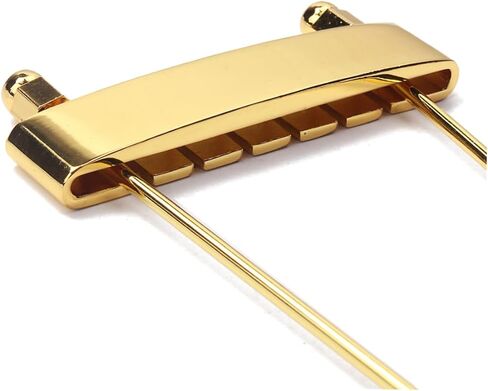 SUPVOX String Guitar Bridge Gold Tailpiece Pins Jazz Archtop Tailpiece Upgrade in Saudi Arabia