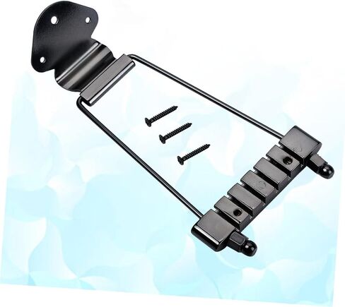 VANZACK String Archtop Jazz Guitar Tailpiece جسر أسود لسهولة التركيب، تصميم لاستخدام جيتار الجاز in Saudi Arabia