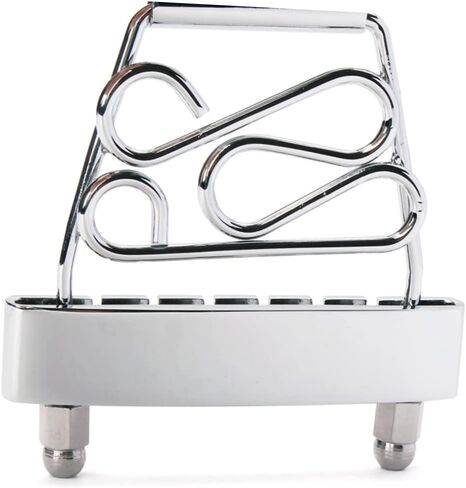 Plated String Tailpiece for Archtop Guitar Durable Replacement for Acoustic Guitar Accessories Enhanced Endurance and Design in Saudi Arabia