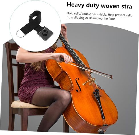 Vaguelly Cello Endpin Anchor Non Slip Holder with Strap for Stable Use Durable Cello Stopper to Prevent Floor Damage Compact Design Fits Players in Saudi Arabia