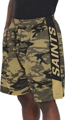 Zubaz NFL Men's Adult 9" Inseam Athletic Shorts - Wild and Colorful Designs (Small - 3XL) in Saudi Arabia
