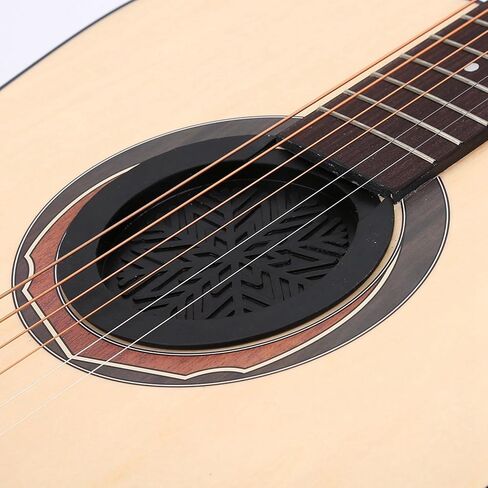 4 Inch Guitar Soundhole Cover, Soft Rubber Sound Hole Cover, Eliminates Feedback, Acoustic Guitar Accessories for Acoustic Guitar 41 Inch in Saudi Arabia