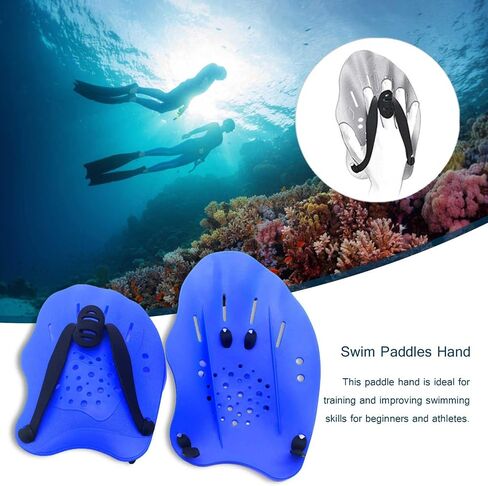 EVGATSAUTO Swimming Hand Paddles, a Pair of Training Paddles for Swimming to Improve Technique, Aid for Beginners and Athletes in Saudi Arabia