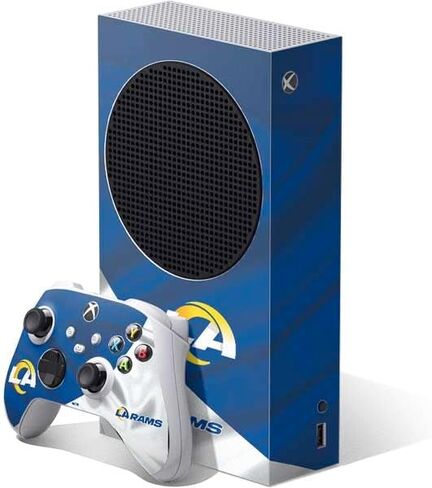 Skinit Decal Gaming Skin Compatible with Xbox Series S Bundle - Officially Licensed NFL Los Angeles Rams Design in Saudi Arabia