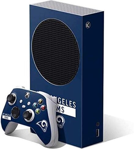 Skinit Decal Gaming Skin Compatible with Xbox Series S Bundle - Officially Licensed NFL Los Angeles Rams Design in Saudi Arabia