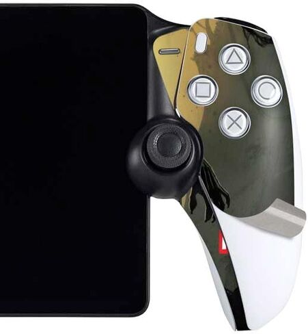 ملصق Skinit المخصص للألعاب متوافق مع PlayStation Portal Remote Player - تصميم ساعة Marvel Black Panther Night Time مرخص رسميًا in Saudi Arabia