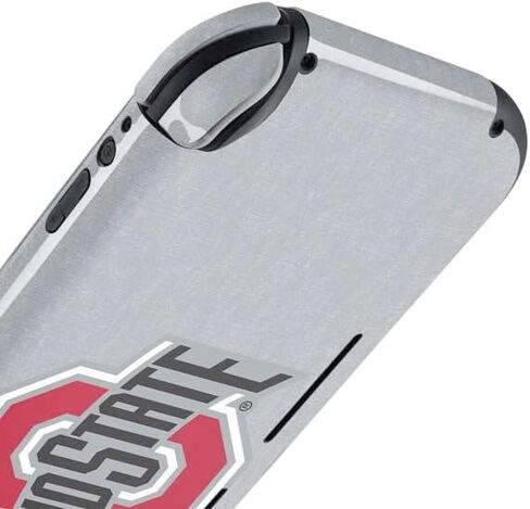Skinit Decal Gaming Skin Compatible with Nintendo Switch Lite - Officially Licensed Ohio State University OSU Buckeyes Black Design in Saudi Arabia