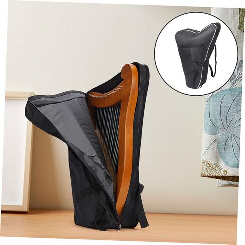 minkissy Convenient Thickened Lyre Bag for String Lyre Harp Durable Music Instrument Storage Case with Comfortable Handle Portable Carrying Pouch for Folk Style Travel in Kuwait
