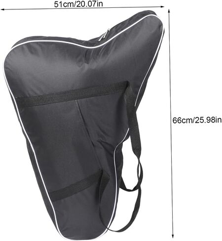 UPKOCH Thick Padded Lyre Harp Bag for 15-String Instruments Oxford Cloth Portable Music Storage Pouch Adjustable Strap for Musicians and Travel in Saudi Arabia