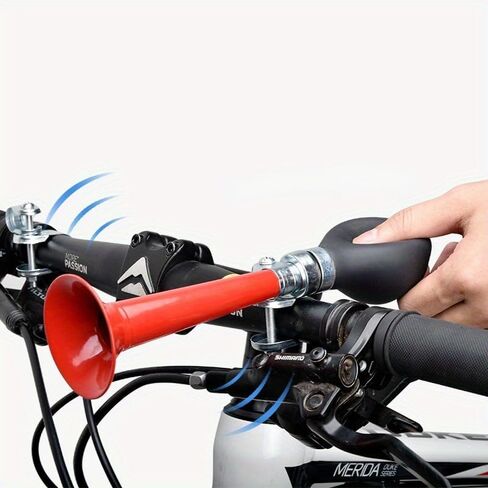 Bicycle air Horn Metal Plating 7 inch Horn Straight air Horn Mountain Bike Bell Cycling Equipment Accessories in Saudi Arabia