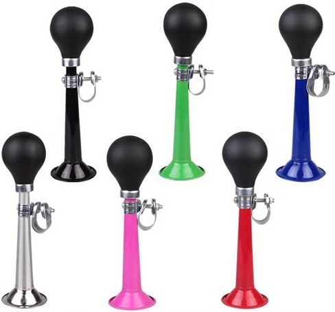 Bicycle air Horn Metal Plating 7 inch Horn Straight air Horn Mountain Bike Bell Cycling Equipment Accessories in Saudi Arabia