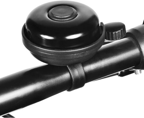 Classic Bike Bell Aluminum Loud Crisp Clear Sound Bicycle Bike Bell for Adults Black in Saudi Arabia