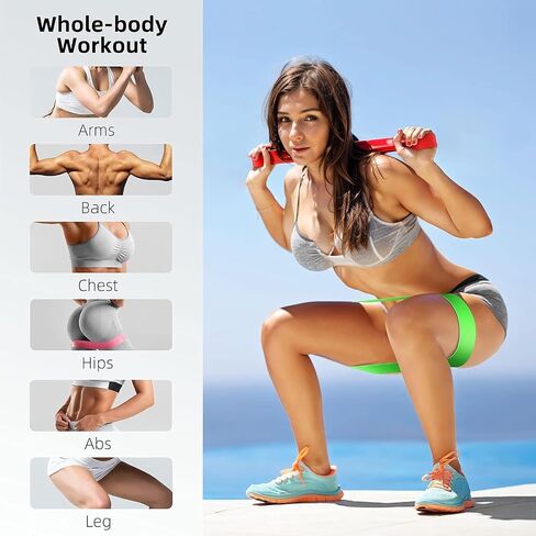 Resistance Bands for Working Out,5 PCS Elastic Loop Set for Hip & Leg Workouts in Saudi Arabia