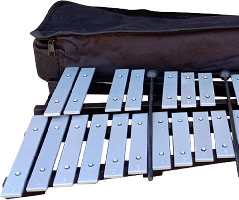 30 Note Xylophone Glockenspiel with Mallets and Carry Bag Portable Metal Percussion Instrument for Music Education in Saudi Arabia