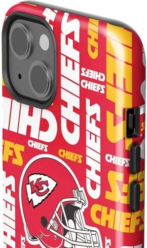 Skinit Impact Phone Case Compatible with iPhone 15 Plus - Officially Licensed NFL Kansas City Chiefs Design in Saudi Arabia