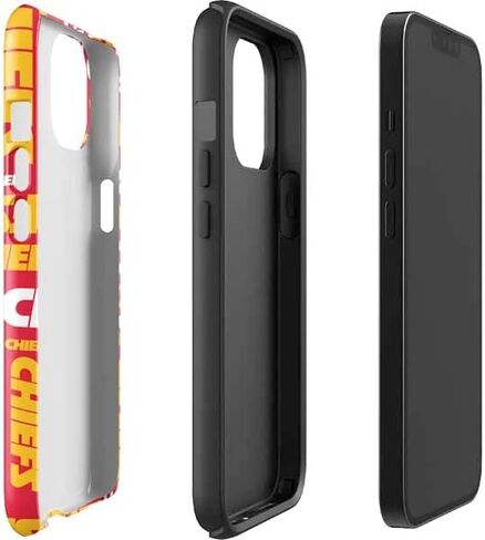 Skinit Impact Phone Case Compatible with iPhone 15 Plus - Officially Licensed NFL Kansas City Chiefs Design in Saudi Arabia