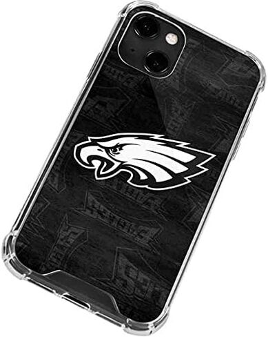 Skinit Clear Phone Case Compatible with iPhone 13 - Officially Licensed NFL Philadelphia Eagles Tropical Print Design in Saudi Arabia