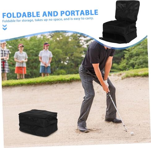SUPVOX Golf Travel Bag Hard Case Large Capacity Golf Storage Bag Accessories Foldable for Men in Saudi Arabia