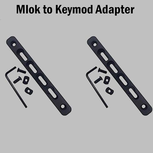 Gotical 2 فتحة M-LOK إلى محول Keymod-قسم السكك الحديدية Keymod M-Lok لتحويل Keymod in Saudi Arabia