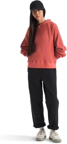 THE NORTH FACE Women's Chabot Hoodie | 2 Piece Hood With Front Overlap, Rib Knit Cuffs & Hem, Raglan Sleeves in Saudi Arabia