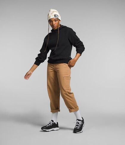 هودي شابوت للنساء من THE NORTH FACE | غطاء رأس مكون من قطعتين مع غطاء أمامي، وأساور أكمام وحاشية مضلعة، وأكمام راجلان in Kuwait