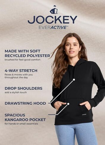 سترة بغطاء للرأس EVERACTIVE للسيدات من Jockey in Saudi Arabia