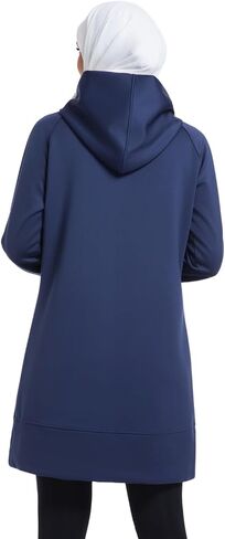 Muslim Women's Hooded Sweatshirt Modest Long Sleeve Athletic Top Loose Fit Fall Spring Workout Sportswear in Saudi Arabia