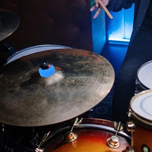 12Pcs Blue Cymbal Felt Pads Thick Strong Felt Washers Drum Accessories for Hi-hat Stands and Cymbal Protection Noise Reduction Instrument Dampeners in Saudi Arabia